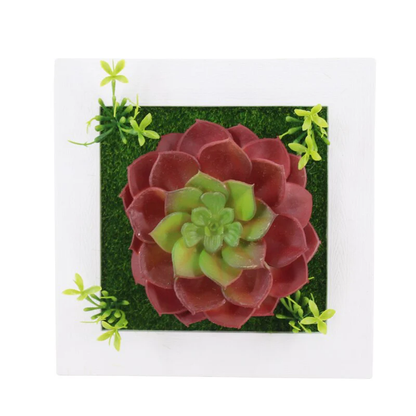 GroenFrame Wanddecoratie – 3D Kunstplant in Modern Ophangframe