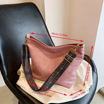CityPure PU Messengerbag – Witte Stedelijke Schoudertas met Ritssluiting