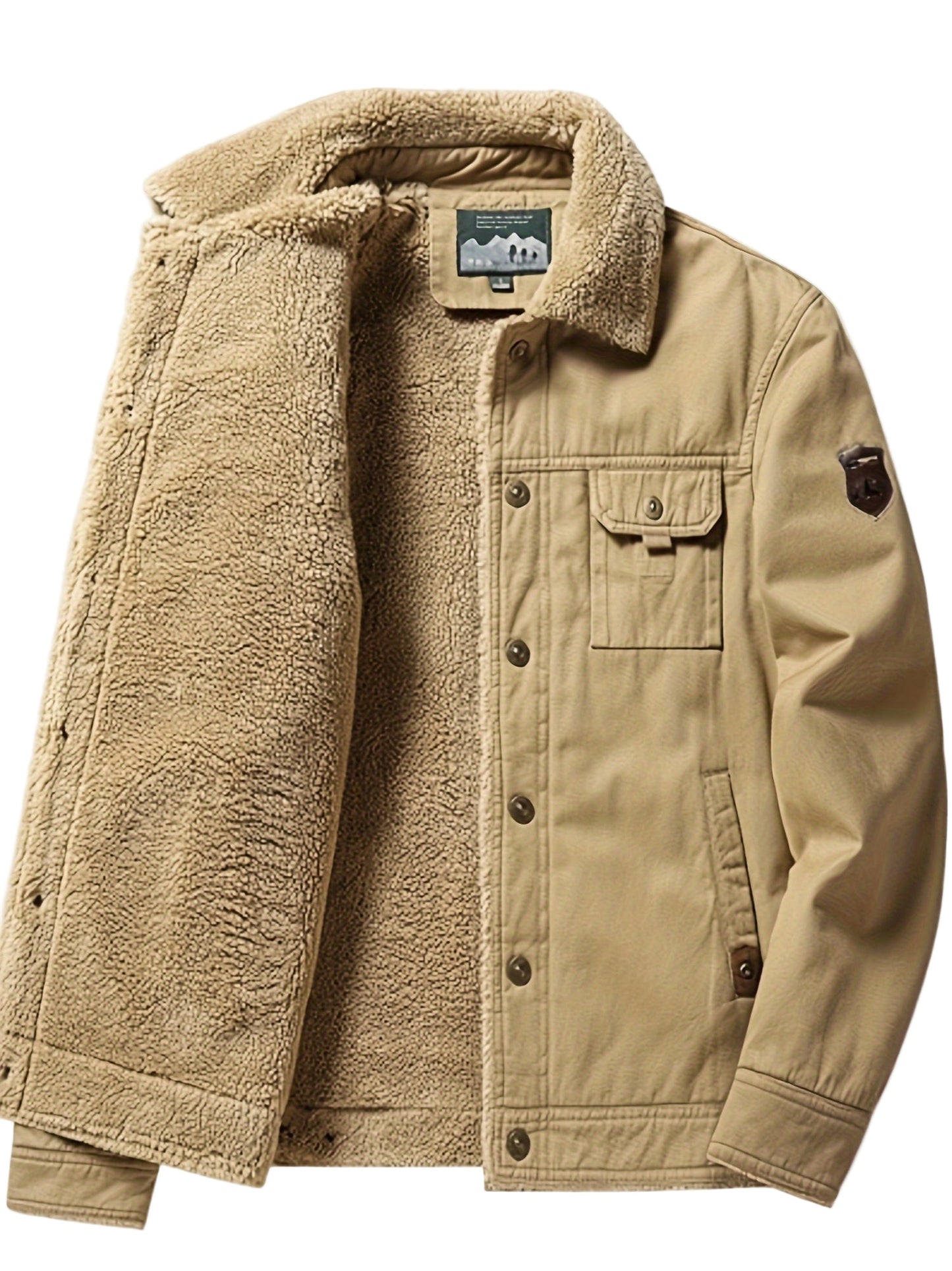 NordHaven Winter Jacket for Men – Warm Water-Repellent Coat with Lining