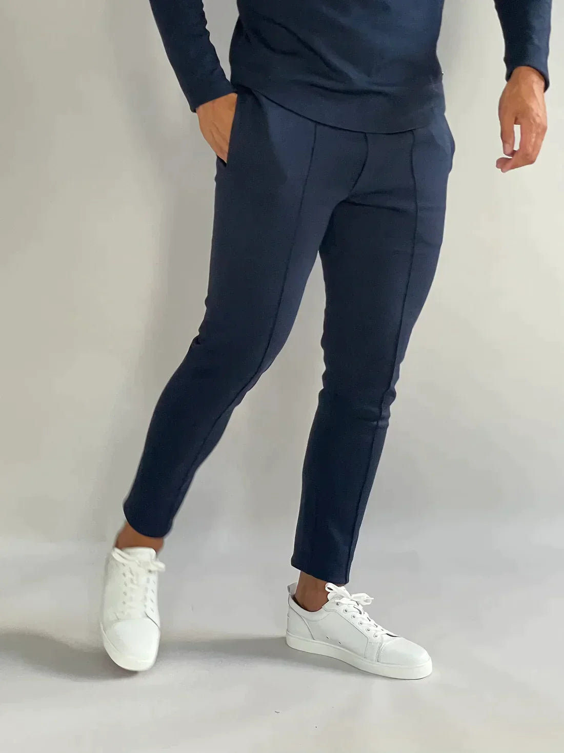 Heren Casual Overhemd en Broek Set Comfortabele Pasvorm