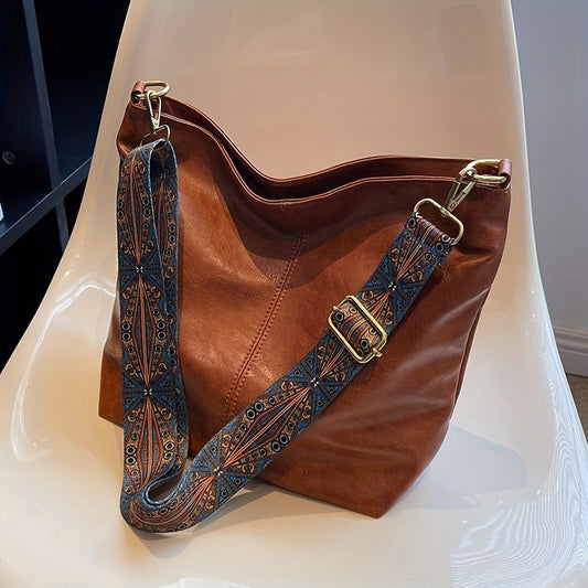 CityPure PU Messengerbag – Witte Stedelijke Schoudertas met Ritssluiting