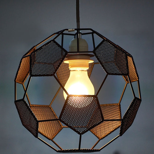 VoetbalGoal Hanglamp – Speelse Verlichting in Voetbaldesign voor Kinderen