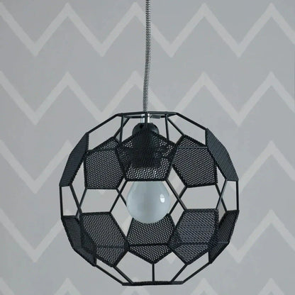 VoetbalGoal Hanglamp – Speelse Verlichting in Voetbaldesign voor Kinderen