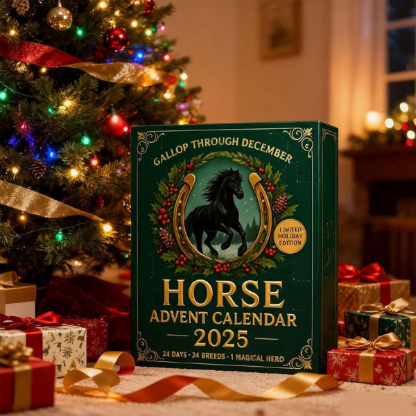 Magische Paarden Adventskalender 2025 – 24 Handbeschilderde Figuren voor Paardenliefhebbers