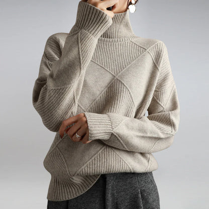 Luxe Kasjmier Dames Coltrui – Zachte en Warme Wintertrui