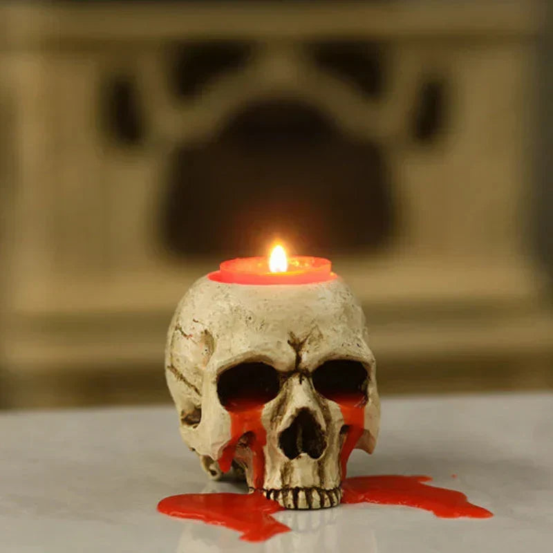 Doodskop Harskaars - Handgemaakte Halloween Decoratie