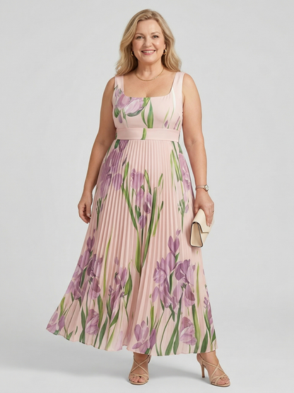 BloesemLuxe Maxi Jurk Met Bloemenprint