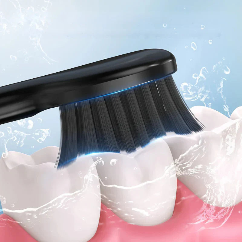 SonicPure Oplaadbare Tandenborstel – Fluisterstil, Krachtig & Inclusief 8 Opzetborstels
