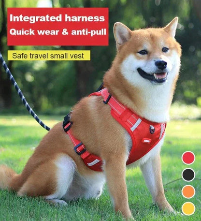 DogsControl  Anti-Trek Hondentuig – Verstelbaar & Ademend Veiligheidstuig met Reflectie
