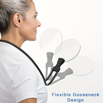 LensHulp Handsfree Vergrootglas 5X – Verstelbaar en Lichtgewicht