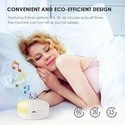 DreamWave White Noise Machine – Rustgevende Geluidstherapie met Timer