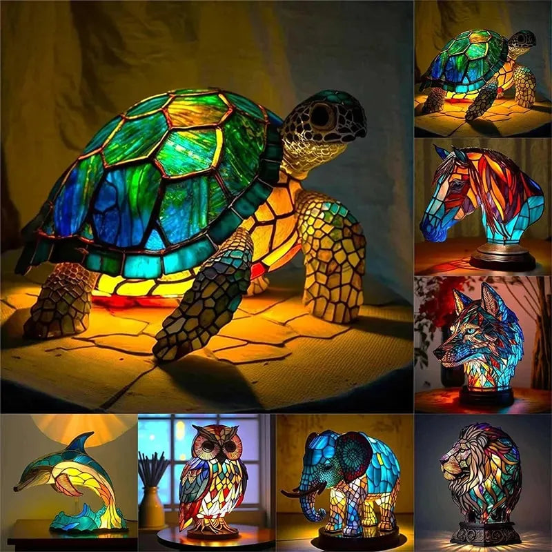 Moderne Kunst Designlamp – Handgemaakt & Warm Sfeerverlichting