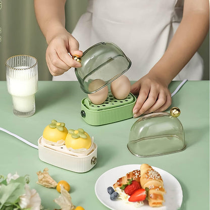 KookNest Mini Eierkoker – Automatische Elektrische Eierkoker voor 2 Eieren