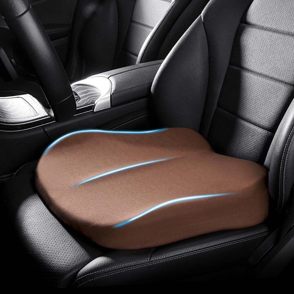 Ergonomisch Zitverhoger Geheugenfoam - 7,6 cm Verhoging voor Auto en Kantoor, 43 x 43 cm