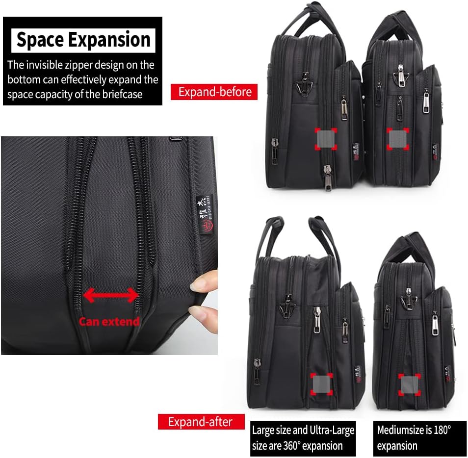 Heren Canvas Laptop & Business Tote Tas