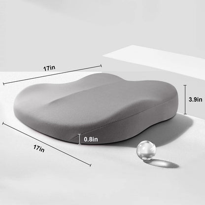 Ergonomisch Zitverhoger Geheugenfoam - 7,6 cm Verhoging voor Auto en Kantoor, 43 x 43 cm