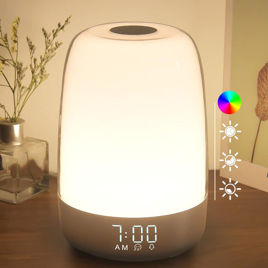 LichtStart Wake-Up Lamp – Zonsopgangsimulatie en Dimbaar Nachtlicht