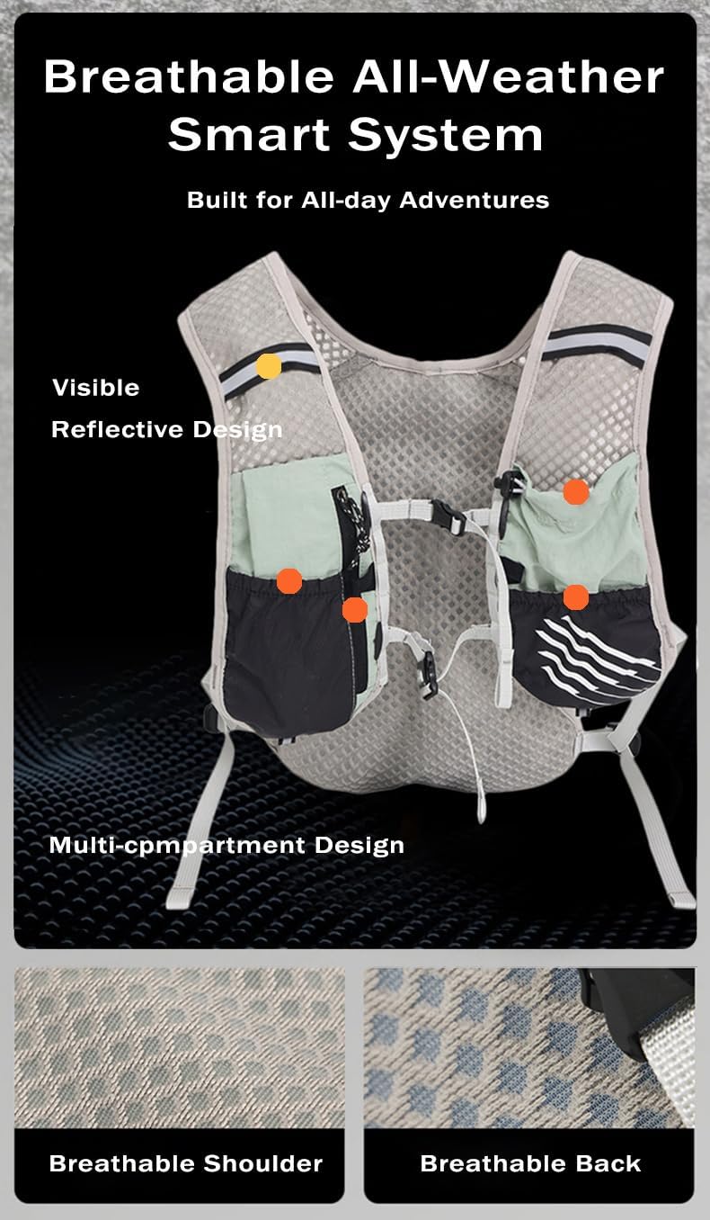 Ultralichte Hydratatie Hardloopvest met 2L Waterzak – Dravien