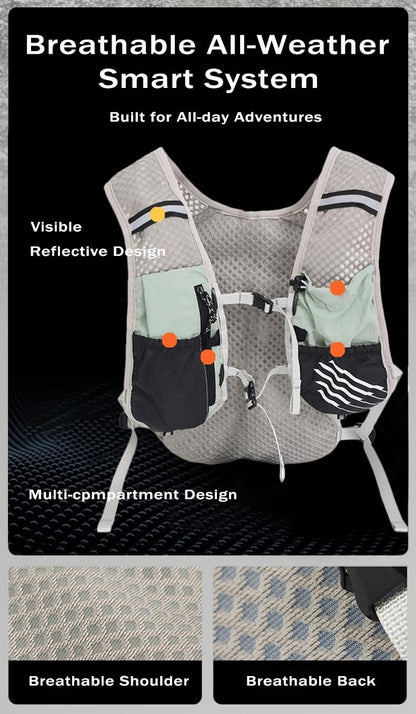 Ultralichte Hydratatie Hardloopvest met 2L Waterzak – Dravien