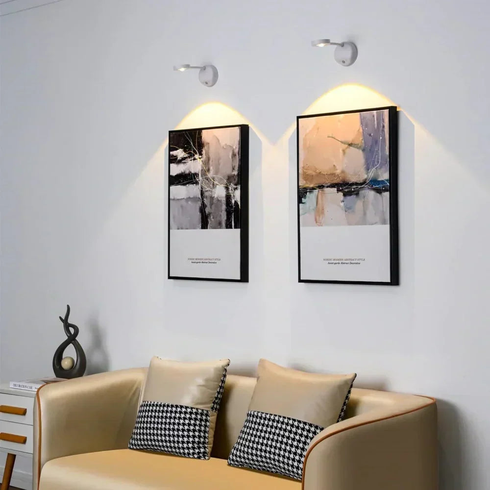 Draadloze LED-spot met bewegingssensor - 360° draaibaar