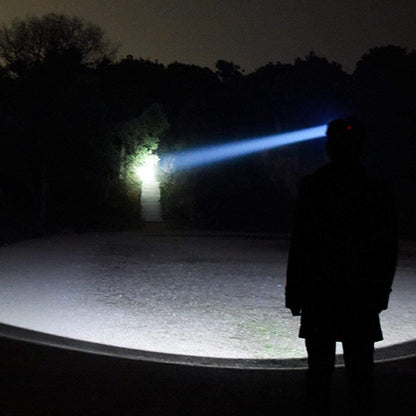 Hqdz-Td 20000 Lumen oplaadbare hoofdlamp - Waterdicht, verstelbaar licht voor buiten, jagen, kamperen