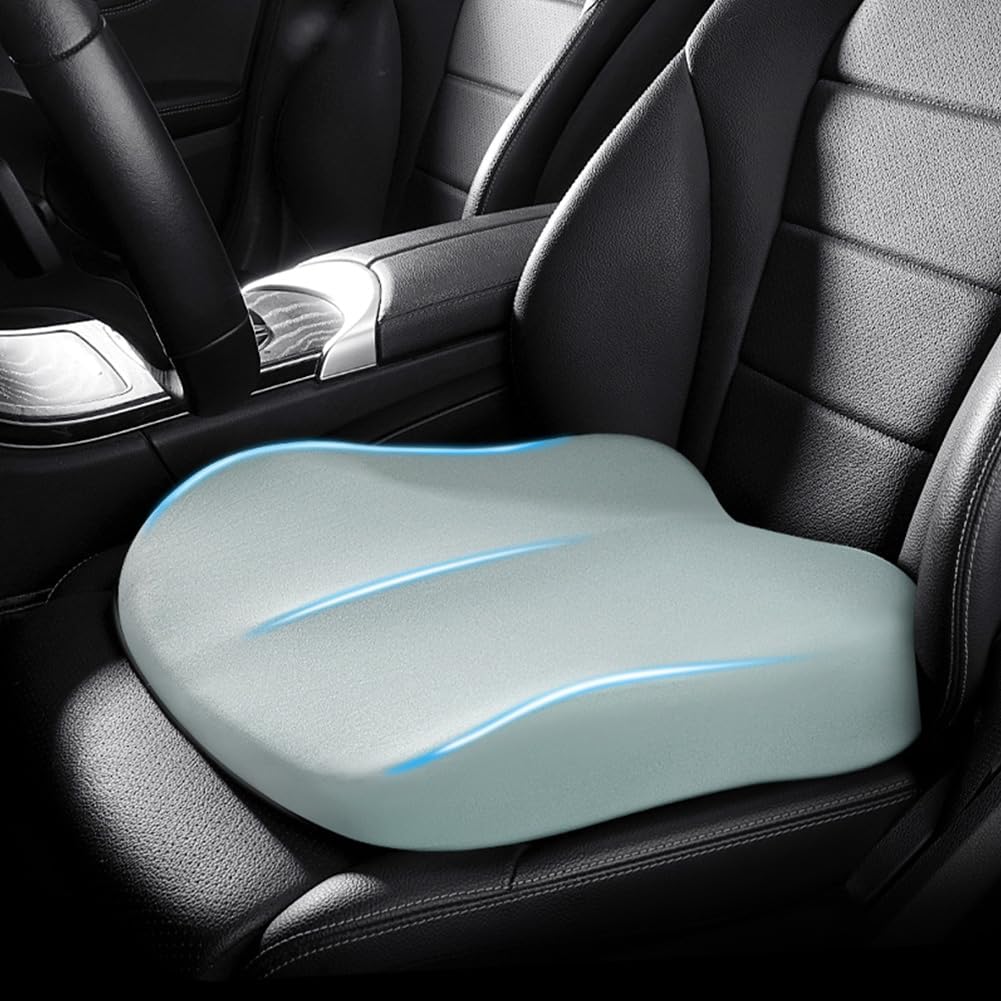 Ergonomisch Zitverhoger Geheugenfoam - 7,6 cm Verhoging voor Auto en Kantoor, 43 x 43 cm