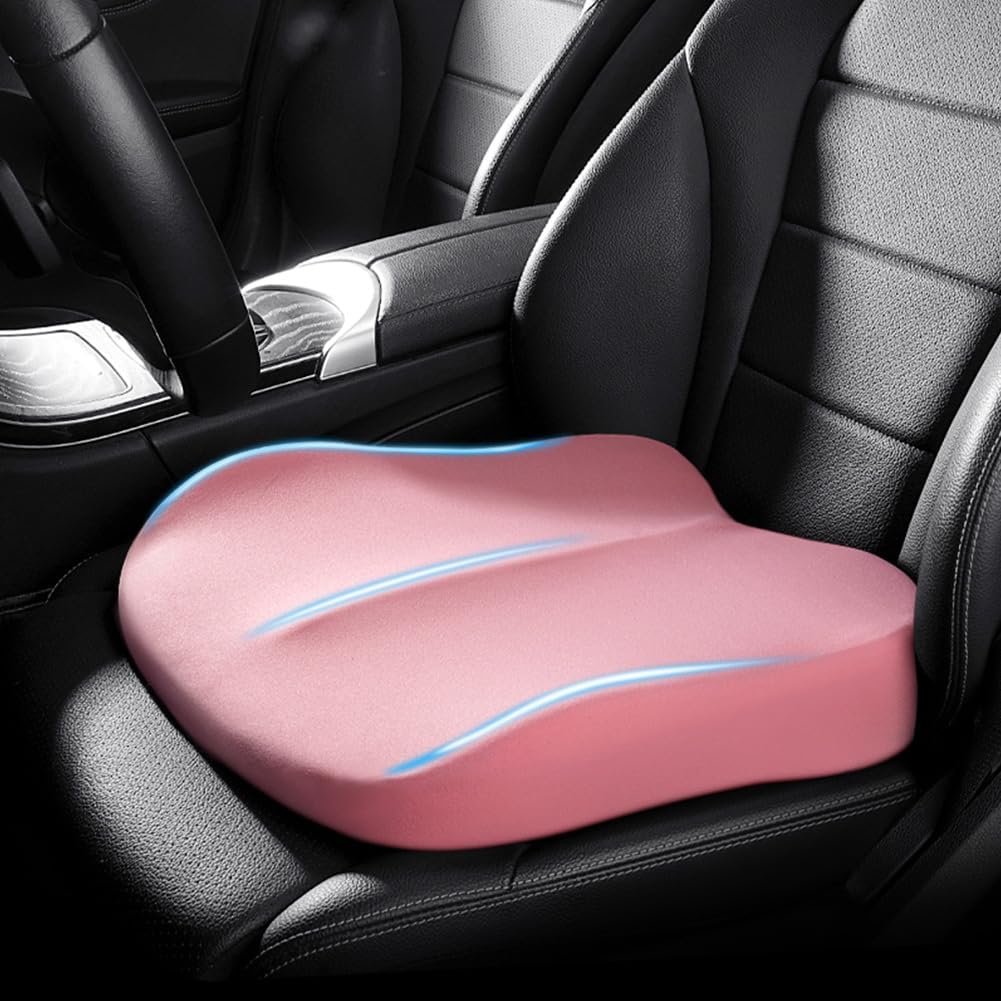 Ergonomisch Zitverhoger Geheugenfoam - 7,6 cm Verhoging voor Auto en Kantoor, 43 x 43 cm