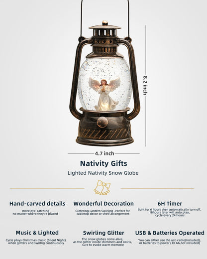 Herfst Pompoen Decoratielamp met Warm LED en 6-uurs Timer