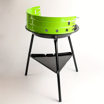 GrillNova Compacte Buitenbarbecue met Windbescherming