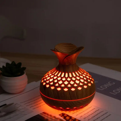 Bloem Aroma Vernevelaar - Moderne Diffuser met Nachtlampje