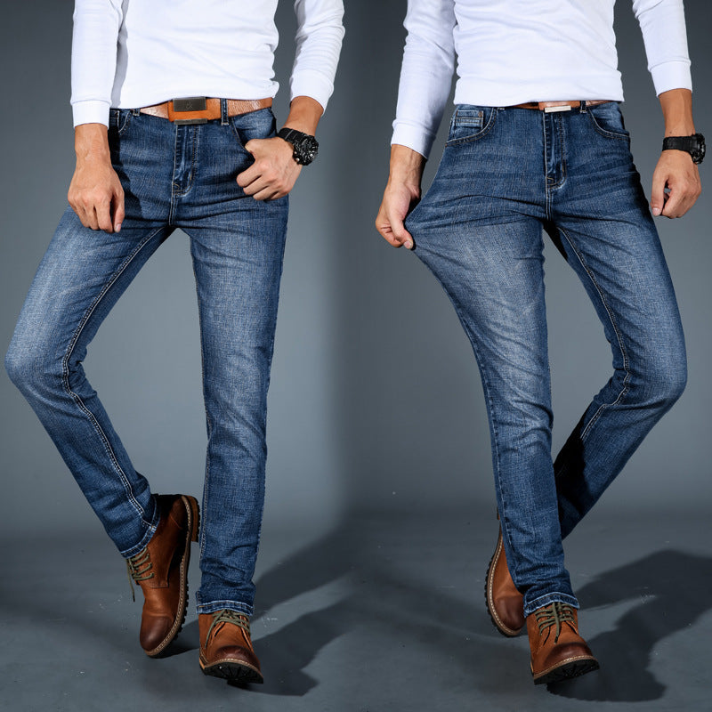 Slanke Stretch Jeans voor Heren met Comfortabele Pasvorm