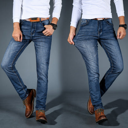 Slanke Stretch Jeans voor Heren met Comfortabele Pasvorm