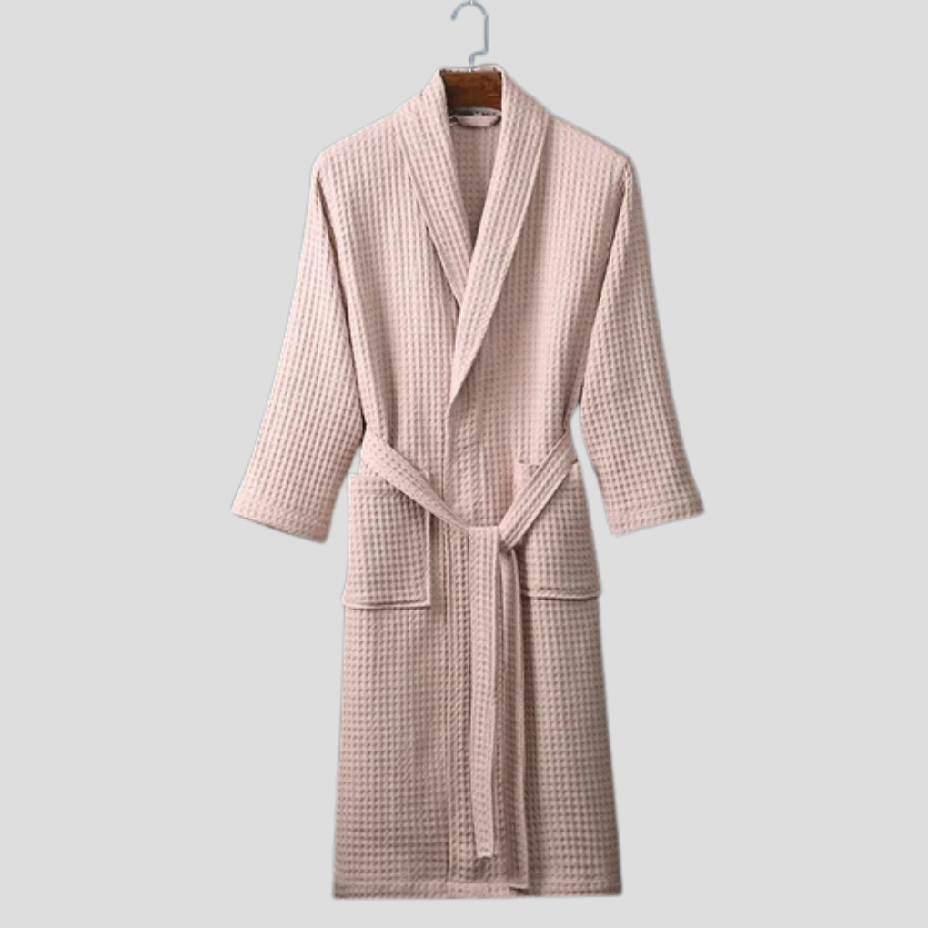 Katoenen wikkeljas unisex met sjaalkraag