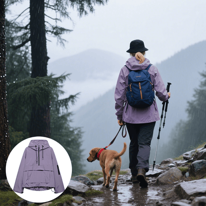 Waterdichte Dames Anorak Regenjas – Ademend en Lichtgewicht