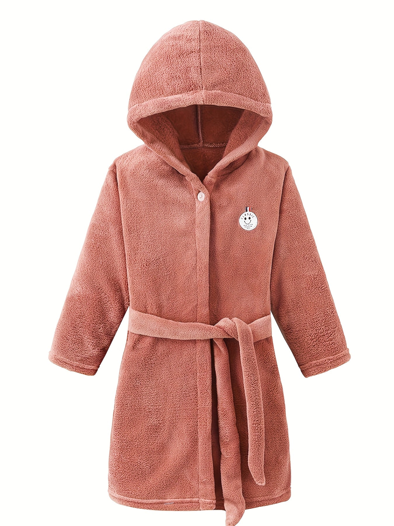 WarmNest Kinderbadjas met Capuchon en Zachte Fleece
