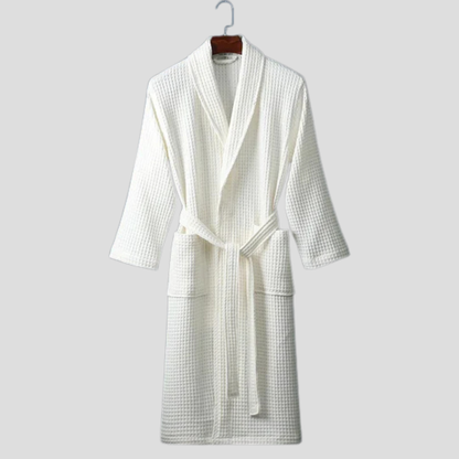 Katoenen wikkeljas unisex met sjaalkraag