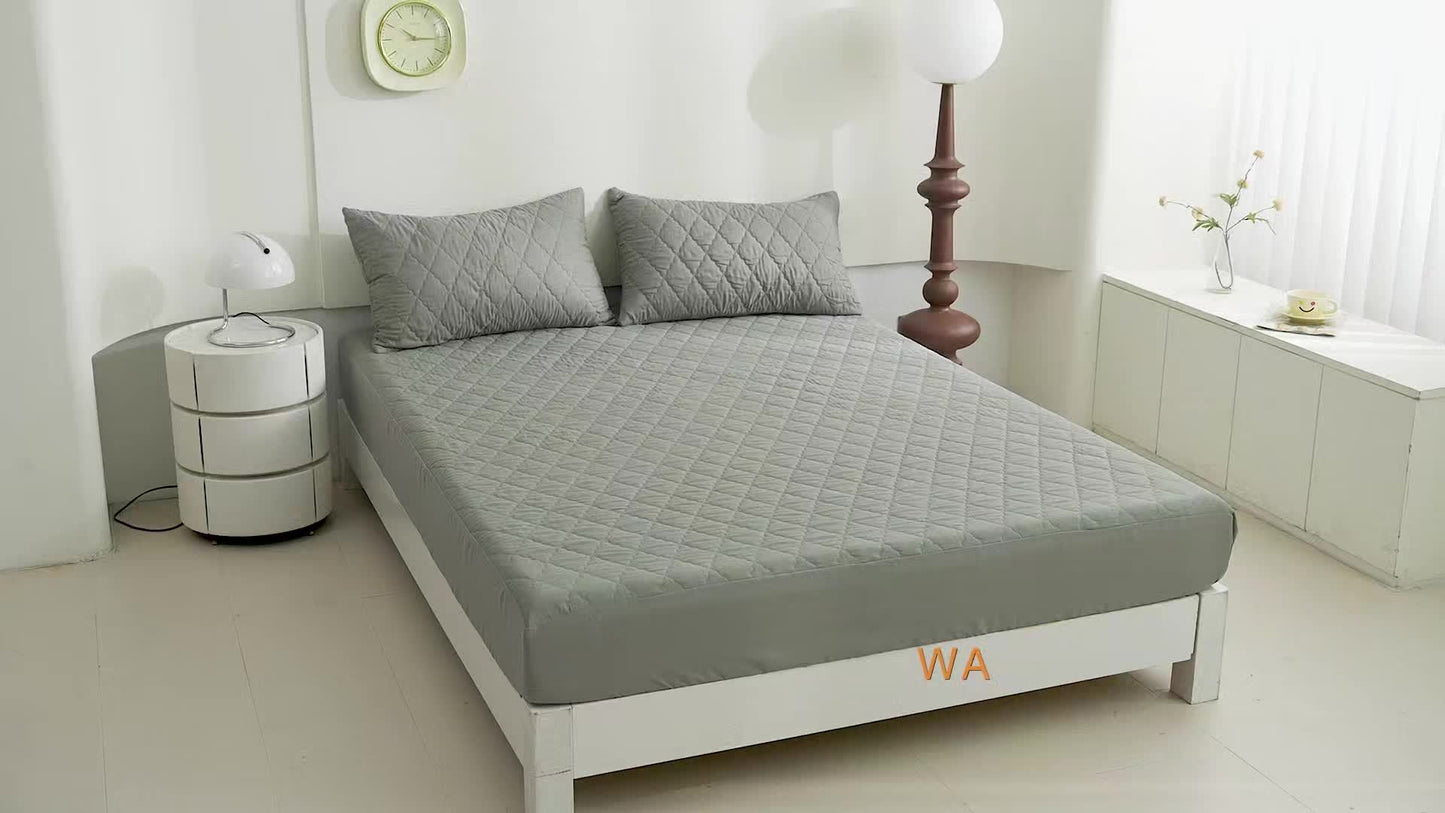 ComfortShield Luxe Waterdichte Matrasbeschermer – Gewatteerd en Ademend