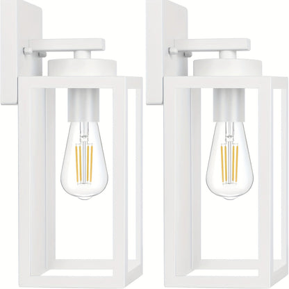 Buitenwandlamp Set – Moderne Metalen Lantaarn