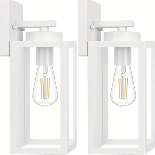 Buitenwandlamp Set – Moderne Metalen Lantaarn