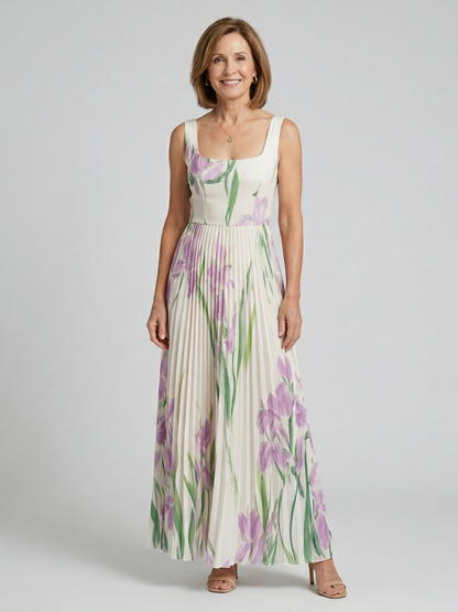 BloesemLuxe Maxi Jurk Met Bloemenprint