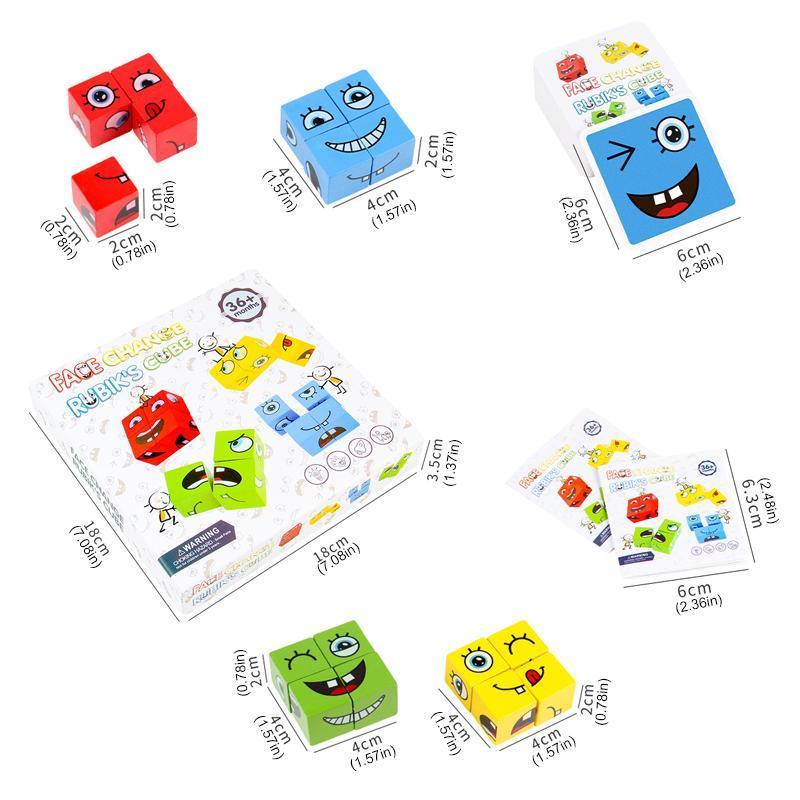 BlockiMix Houten Puzzelspel – Kleurrijke Educatieve Blokken voor Peuters en Kleuters