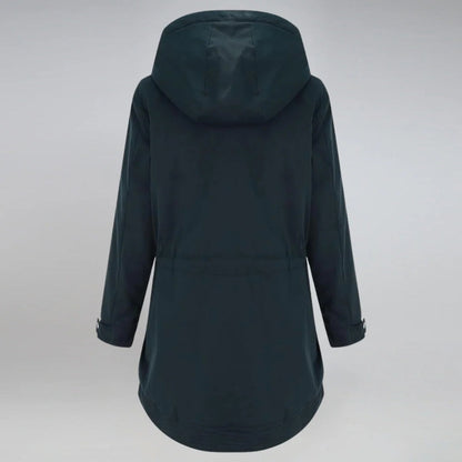 ArcticChic Damesparka – Waterafstotende Winterjas met Verstelbare Taille en Warme Voering