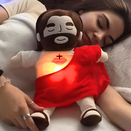 Heilige Knuffelvriend – Troostende Jezus Pluche Pop voor Kinderen