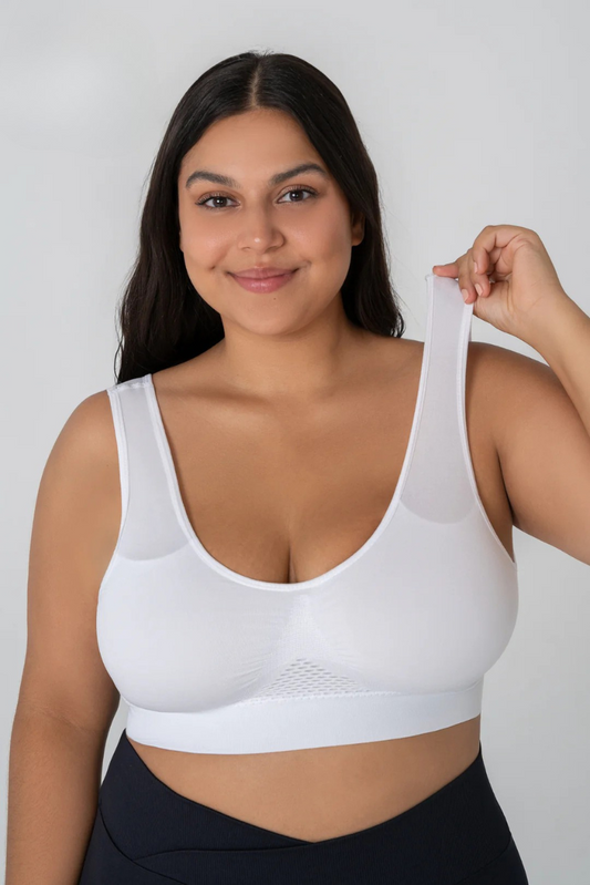 Dames Naadloze Comfort BH met Ademend Materiaal en Ondersteuning