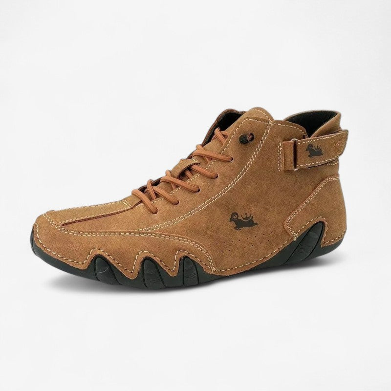 StadsSneak PU Sneakers – Ronde Neus met Antislipzool en Vetersluiting