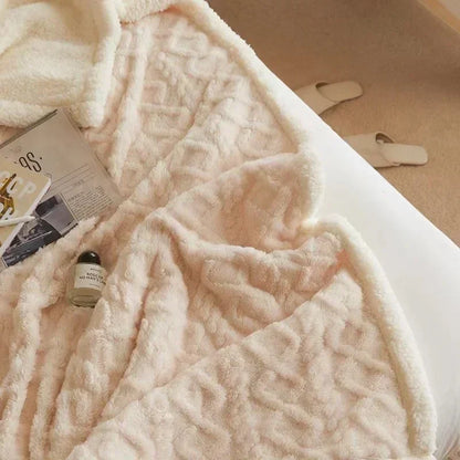 Dikke lamswollen deken voor de winter - WarmWool