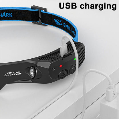 LumiBand Oplaadbare LED Hoofdlamp Met Sensor