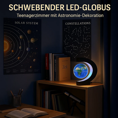 AstroGlobe LED Wereldbol – Zwevende Globe Lamp met Magnetische Ophanging