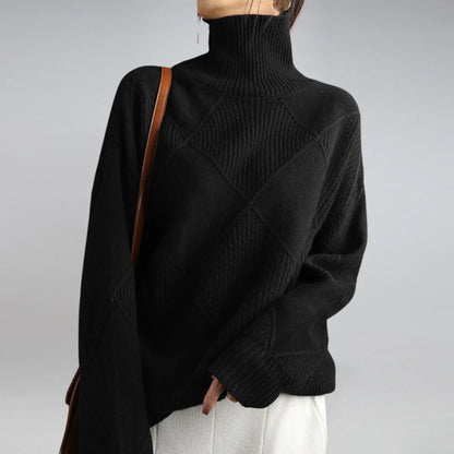 Luxe Kasjmier Dames Coltrui – Zachte en Warme Wintertrui