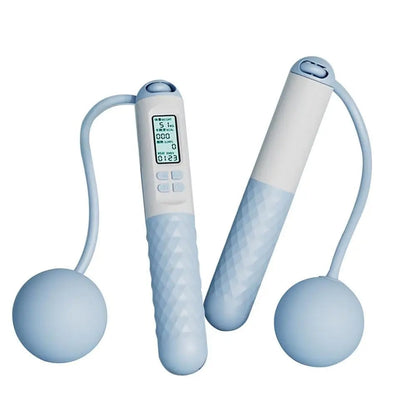 Draadloos Springtouw met Teller – Gewogen Handvatten voor Thuis Cardio Workouts